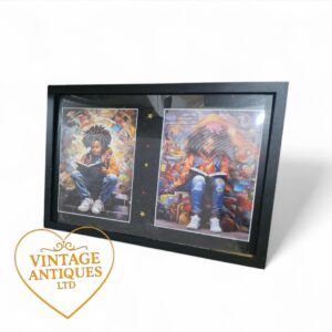 Contemporary Urban Art – Framed Dual Print, Children Reading