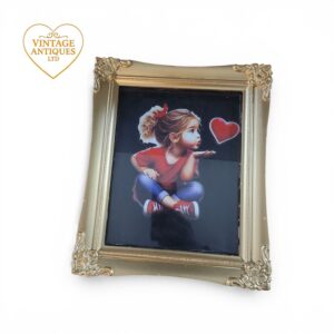 Gold Ornate Girls Bedroom Wall Art