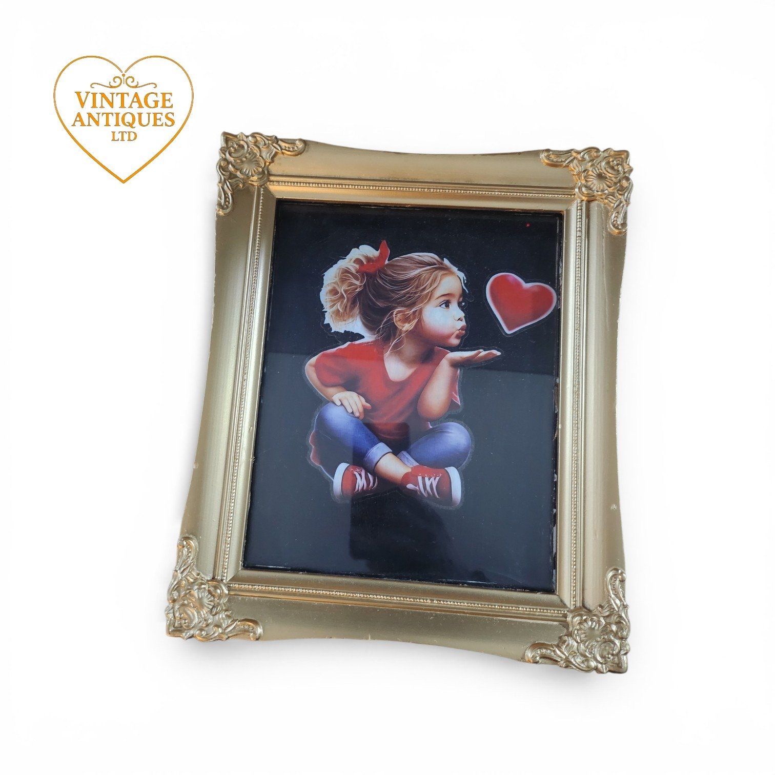 Gold Ornate Girls Bedroom Wall Art