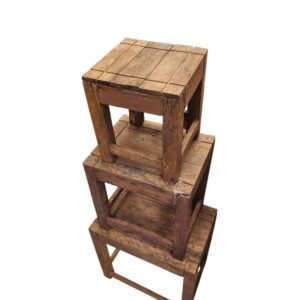 Rustic Farmhouse Stools/Side Tables