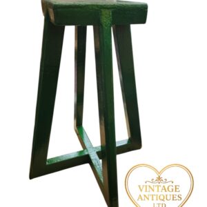 Vintage Handmade Solid Timber Industrial/Homeware Stool/Table Tressell